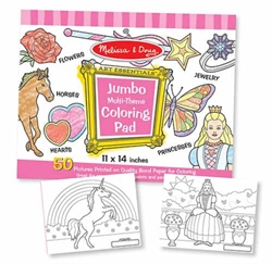 Jumbo Coloring Pad (Pink)