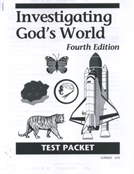 Investigating God's World - CLP Tests