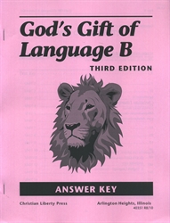 God's Gift of Language B - CLP Answer Key