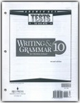 Writing & Grammar 10 - Tests Answer Key (old)