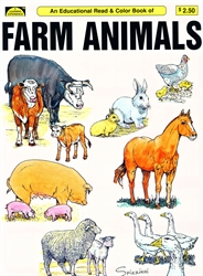 Farm Animals - Coloring Book