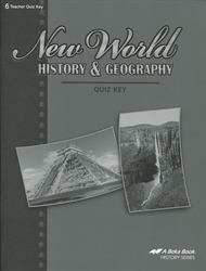 New World History & Geography - Quiz Key