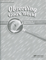 Observing God's World - Quiz Book