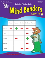 Mind Benders Book 4 (Deductive Thinking Skills)