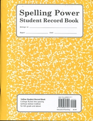 Spelling Power - Student Record Book (Yellow)