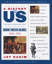 A History of US: Making Thirteen Colonies: 1600-1740 A History of US Book Two (A History of US (2))