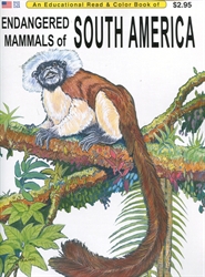 Endangered Mammals of South America - Coloring Book