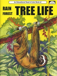 Rain Forest Tree Life - Coloring Book