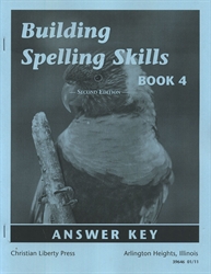 Building Spelling Skills 4 Answer Key 2ED