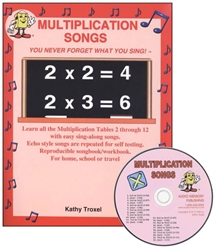 Audio Memory Multiplication Songs Workbook & CD Set