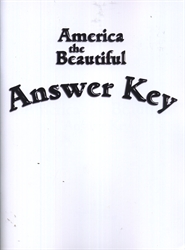 America the Beautiful - Answer Key (old)