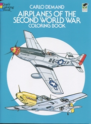 Airplanes of the Second World War - Coloring Book
