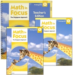 Math in Focus Kindergarten B - Homeschool Kit