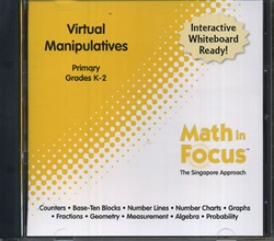 Math in Focus K-2 - Virtual Manipulatives CD-ROM