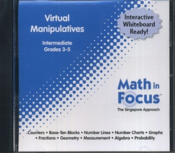 Math in Focus 3-5 - Virtual Manipulatives CD-ROM