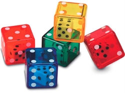 6-Sided Dice in Dice (5 pack)