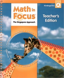 Math in Focus Kindergarten A - Teacher's Edition