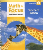 Math in Focus Kindergarten B - Teacher's Edition