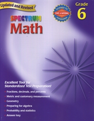 Spectrum Math Grade 6 (old)