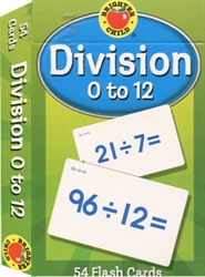 Division 0-12 Flash Cards