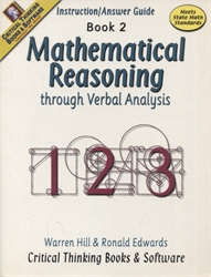 Mathematical Reasoning through Verbal Analysis Book 2 - Teacher Edition