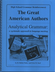 Analytical Grammar High School Reinforcement: American Authors