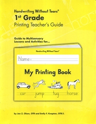 Handwriting Without Tears 1st Grade Printing - Teacher's Guide (old)