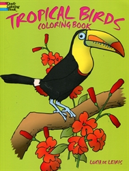 Tropical Birds - Coloring Book