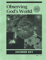 Observing God's World - CLP Answer Key