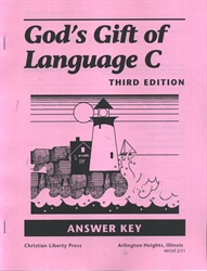 God's Gift of Language C - CLP Answer Key