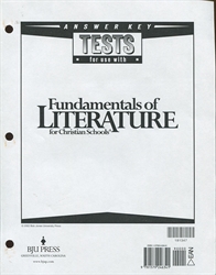 Fundamentals of Literature - Tests Answer Key (old)