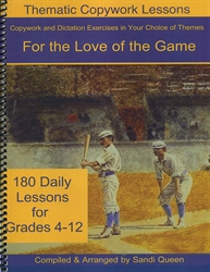 Thematic Copywork Lessons - For the Love of the Game