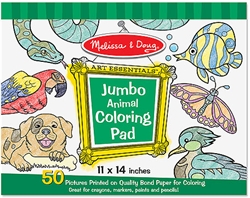 Jumbo Coloring Pad - Animals