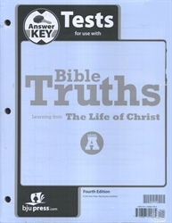Bible Truths Level A - Tests Answer Key (old)