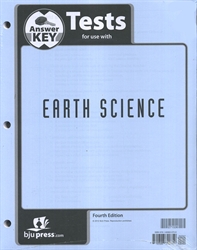 Earth Science - Tests Answer Key (old)