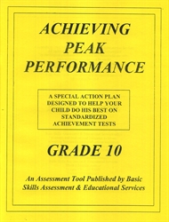 Achieving Peak Performance Grade 10 - Action Plan