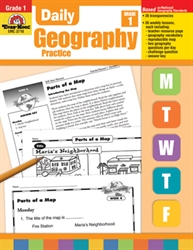 Daily Geography Practice Grade 1