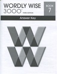 Wordly Wise 3000 Book 7 - Answer Key (old)