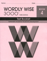 Wordly Wise 3000 Book 4 - Tests (old)