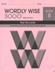 Wordly Wise 3000 Book 6 - Tests (old)