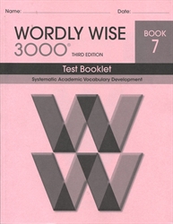 Wordly Wise 3000 Book 7 - Tests (old)