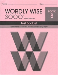 Wordly Wise 3000 Book 8 - Tests (old)