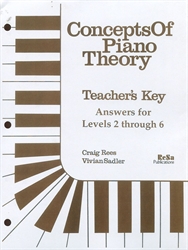 Concepts of Piano Theory - Teacher's Key