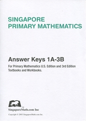 Primary Mathematics - Answer Keys 1A-3B