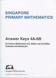 Primary Mathematics - Answer Keys 4A-6B