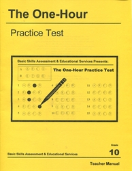 One Hour Practice Test 10 - Teacher Book