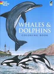 Whales and Dolphins - Coloring Book