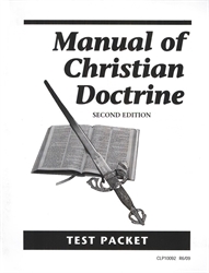Manual of Christian Doctrine - Tests
