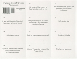 Famous Men of Greece - Flashcards (old)