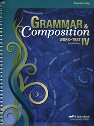 Grammar and Composition IV - Teacher Key